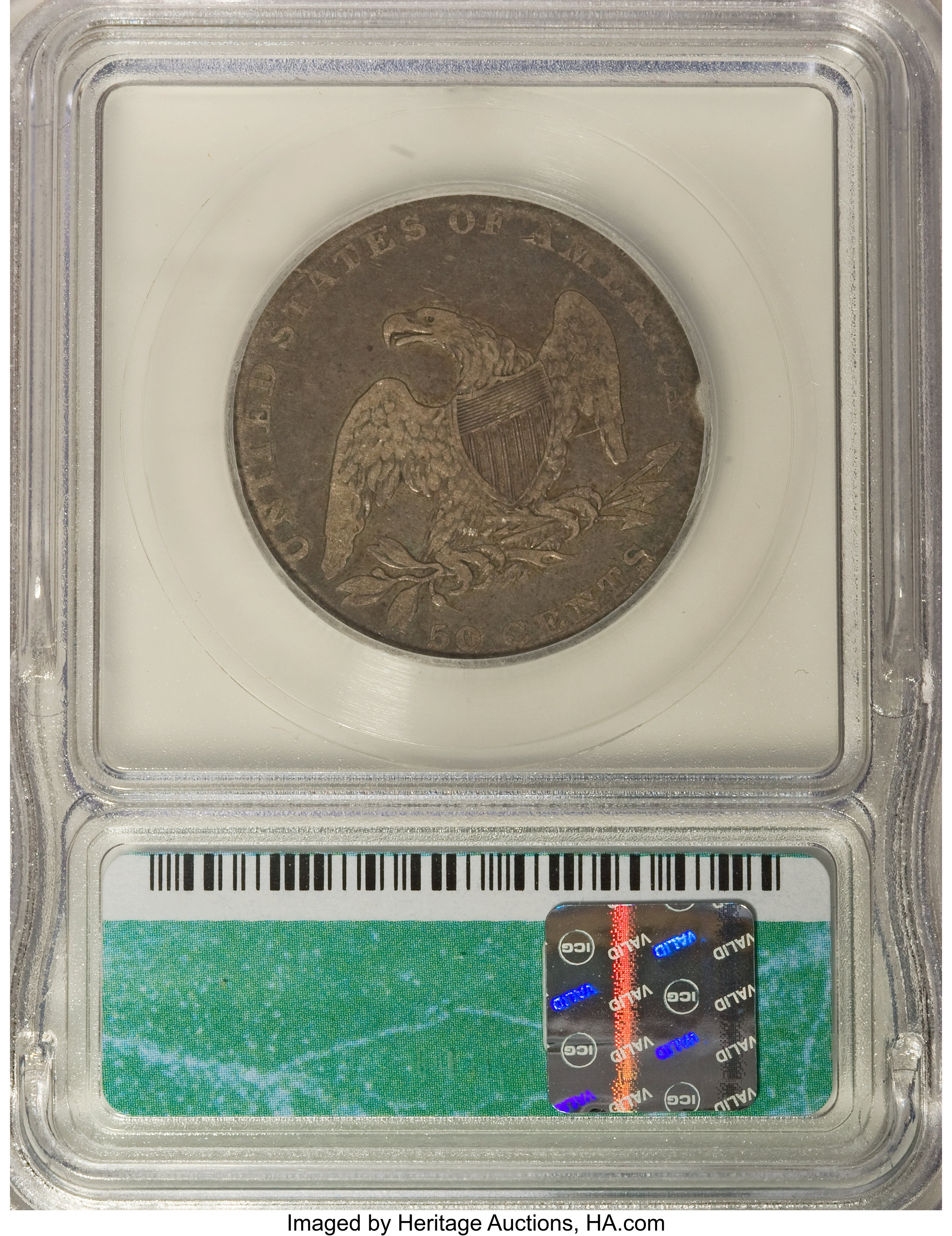 1837 50c Reeded Edge G6 thumbnail 14