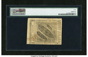 image for: Continental Currency April 11, 1778 $8 PMG Extremely Fine 40....