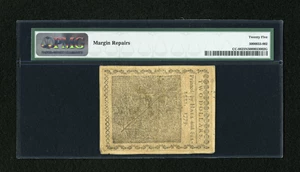 image for: Continental Currency January 14, 1779 $2 PMG Very Fine 25 Net....