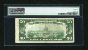 image for: Fr. 2100-B* $50 1928 Federal Reserve Star Note. PMG Very Fine 25....