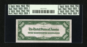 image for: Fr. 2211-C $1000 1934 Light Green Seal Federal Reserve Note. PCGS Choice About New 58....