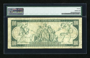 image for: Fr. 1098 $100 1914 Federal Reserve Note PMG Very Fine 20....