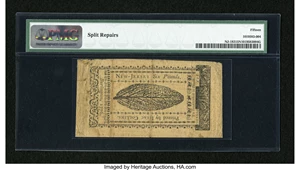 image for: New Jersey March 25, 1776 L6 PMG Net Choice Fine 15....