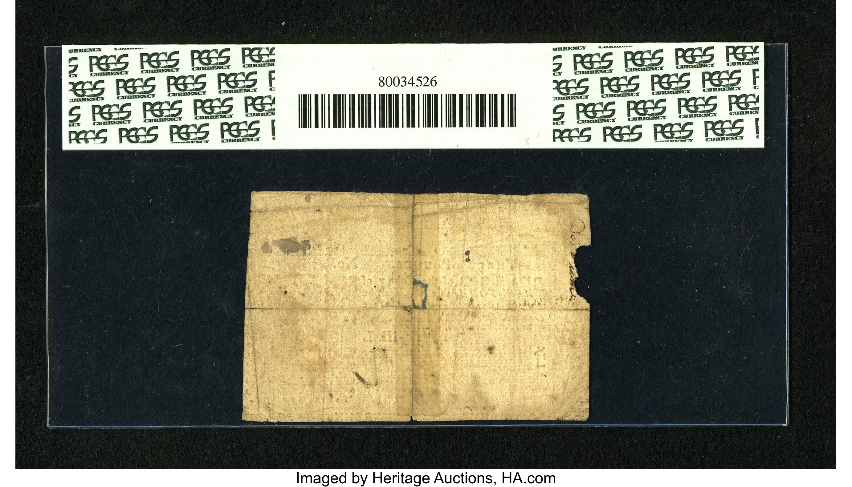 image for: New York February 16, 1771 £3 PCGS Apparent Very Fine 20....