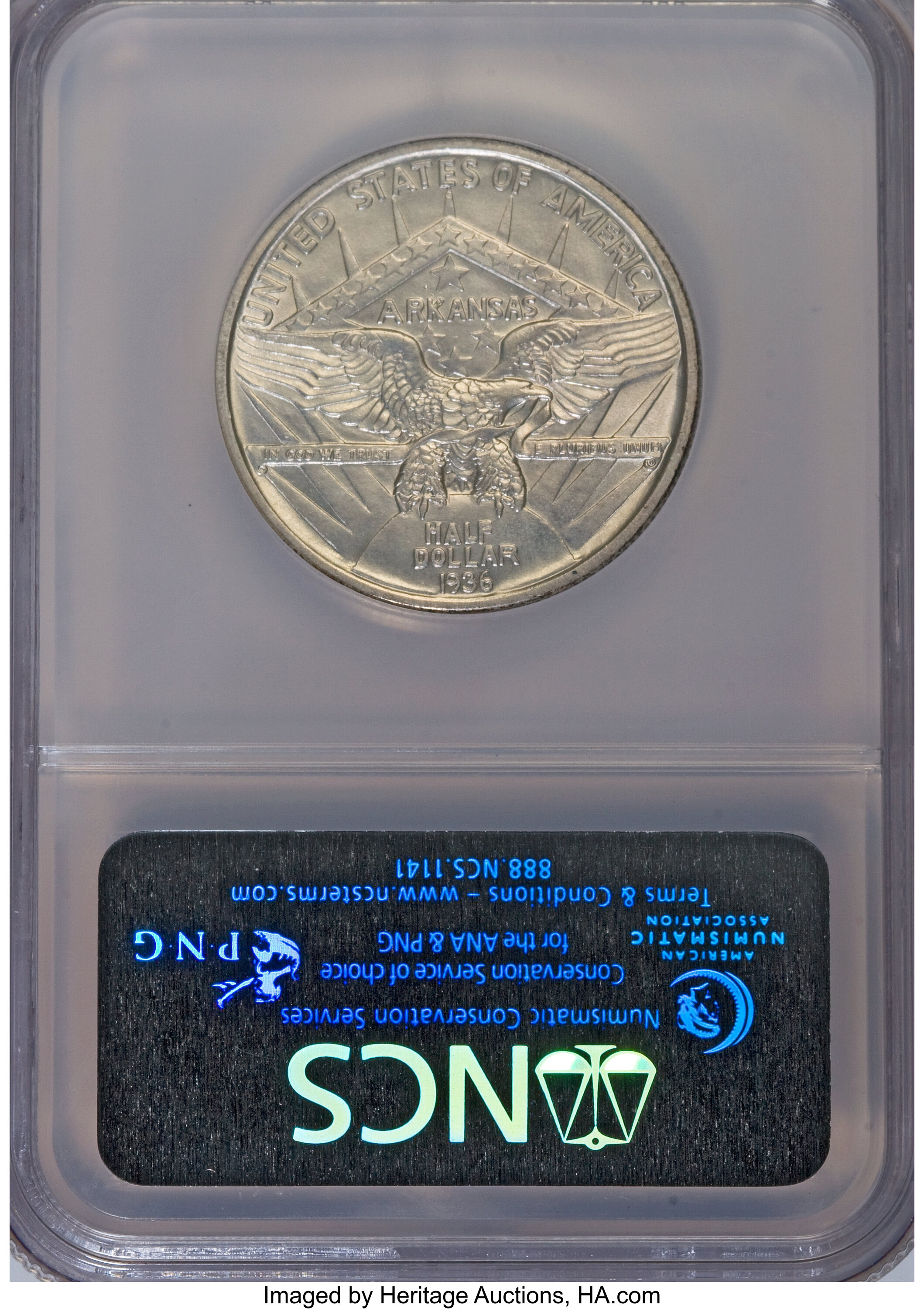 1936 50c Robinson - Arkansas AU50 thumbnail 4