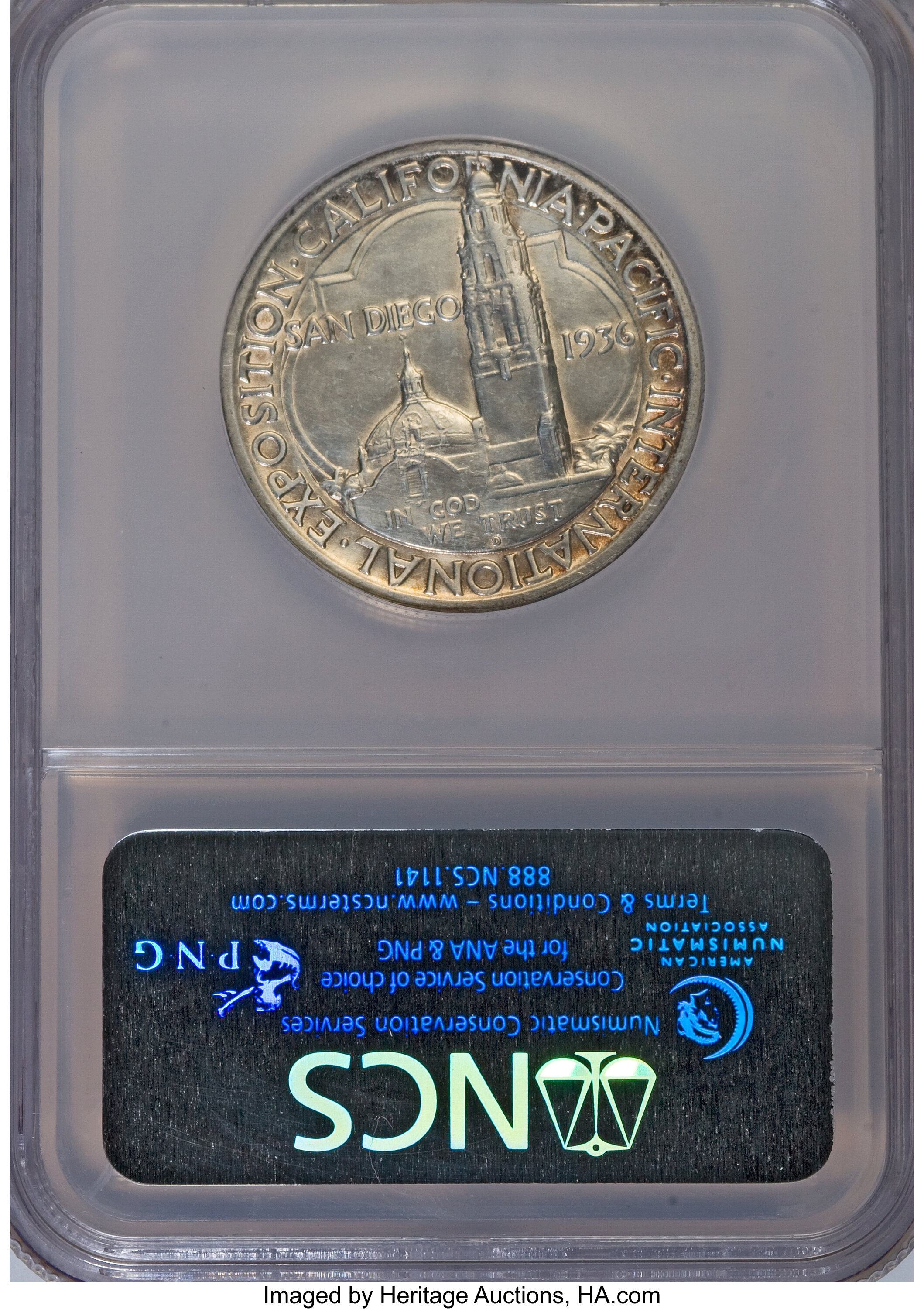 1936-D 50c San Diego Expo XF40 thumbnail 2