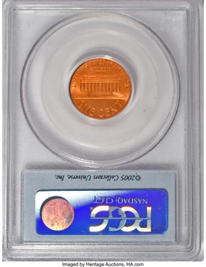image for: 2005-D 1C Satin SMS MS69 Red PCGS. PCGS Population (336/2). NGC Census: (0/0). (#93193)...