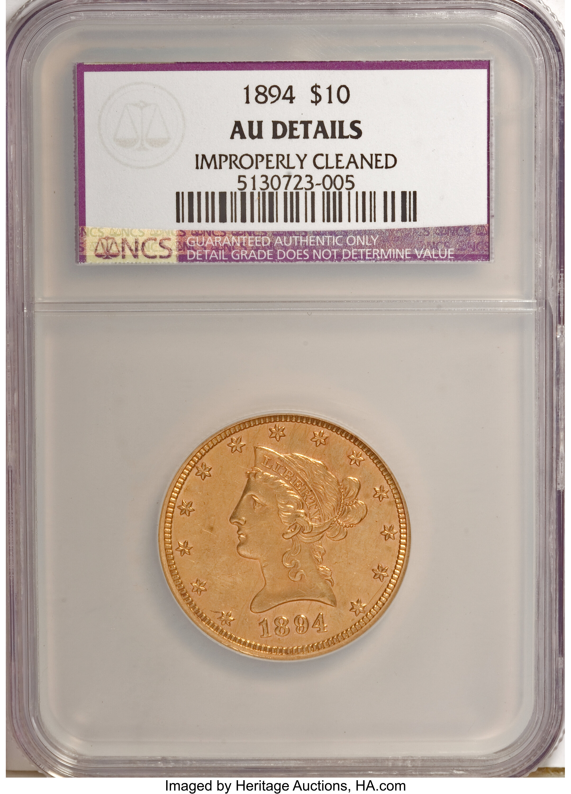 1894 $10 VF30 thumbnail 5