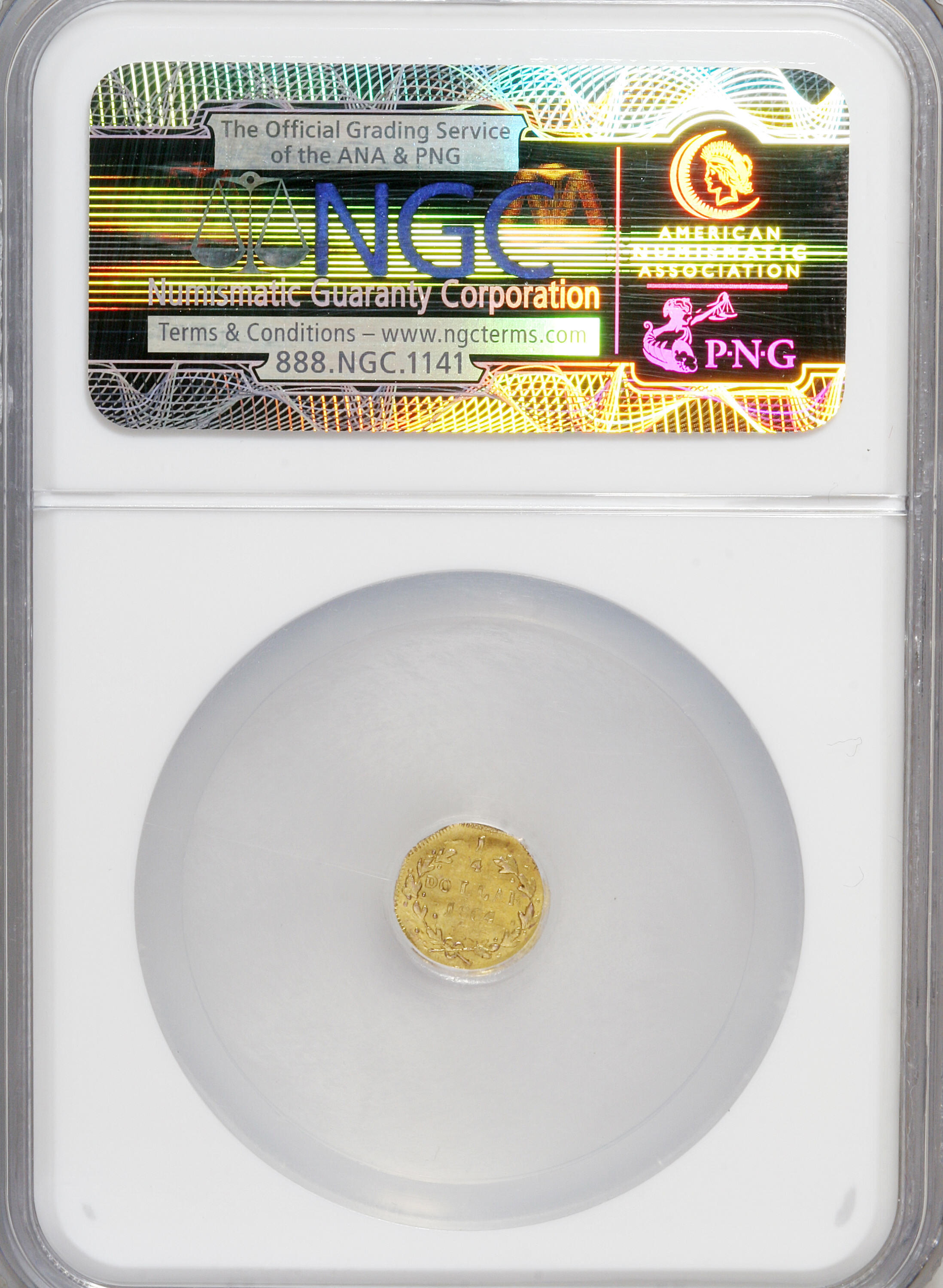 image for: 1864 25C Liberty Octagonal 25 Cents, BG-706, High R.5, MS62 NGC. NGC Census: (2/5). PCGS Population (5/20).   (#10533)...