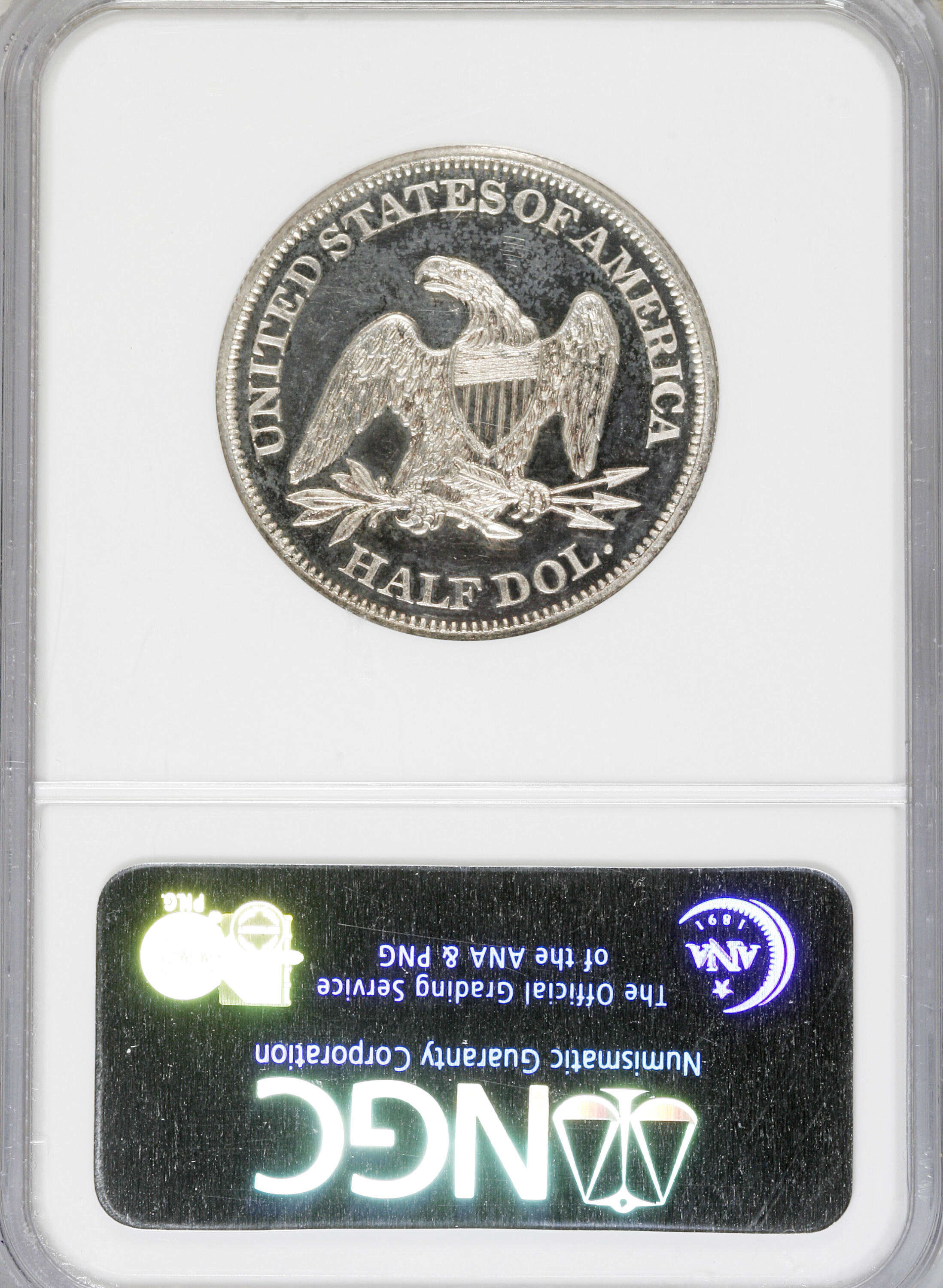 image for: 1864 50C PR65 Ultra Cameo NGC....