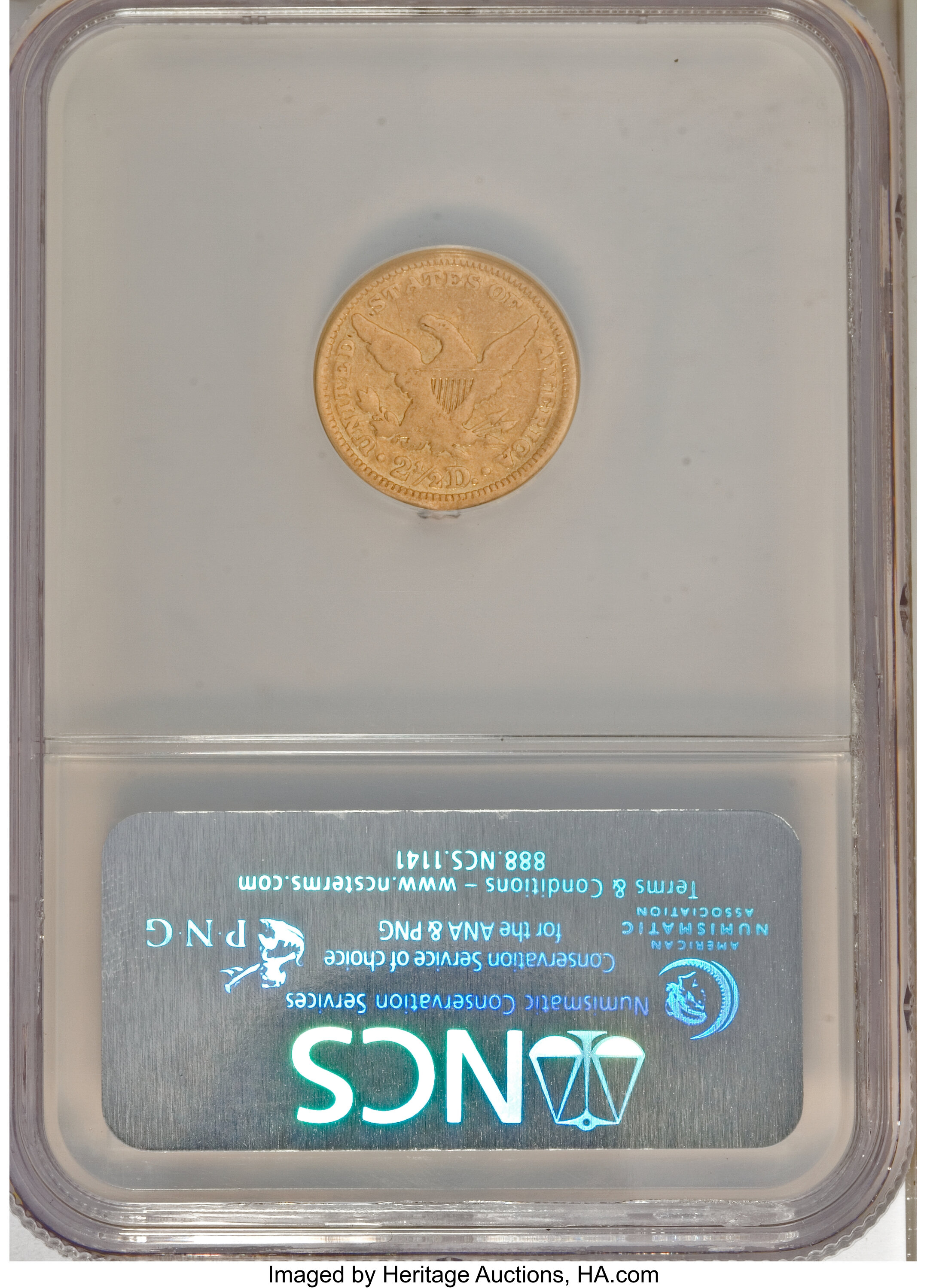 image for: 1864 $2 1/2 --Mount Removed--NCS. Good Details....