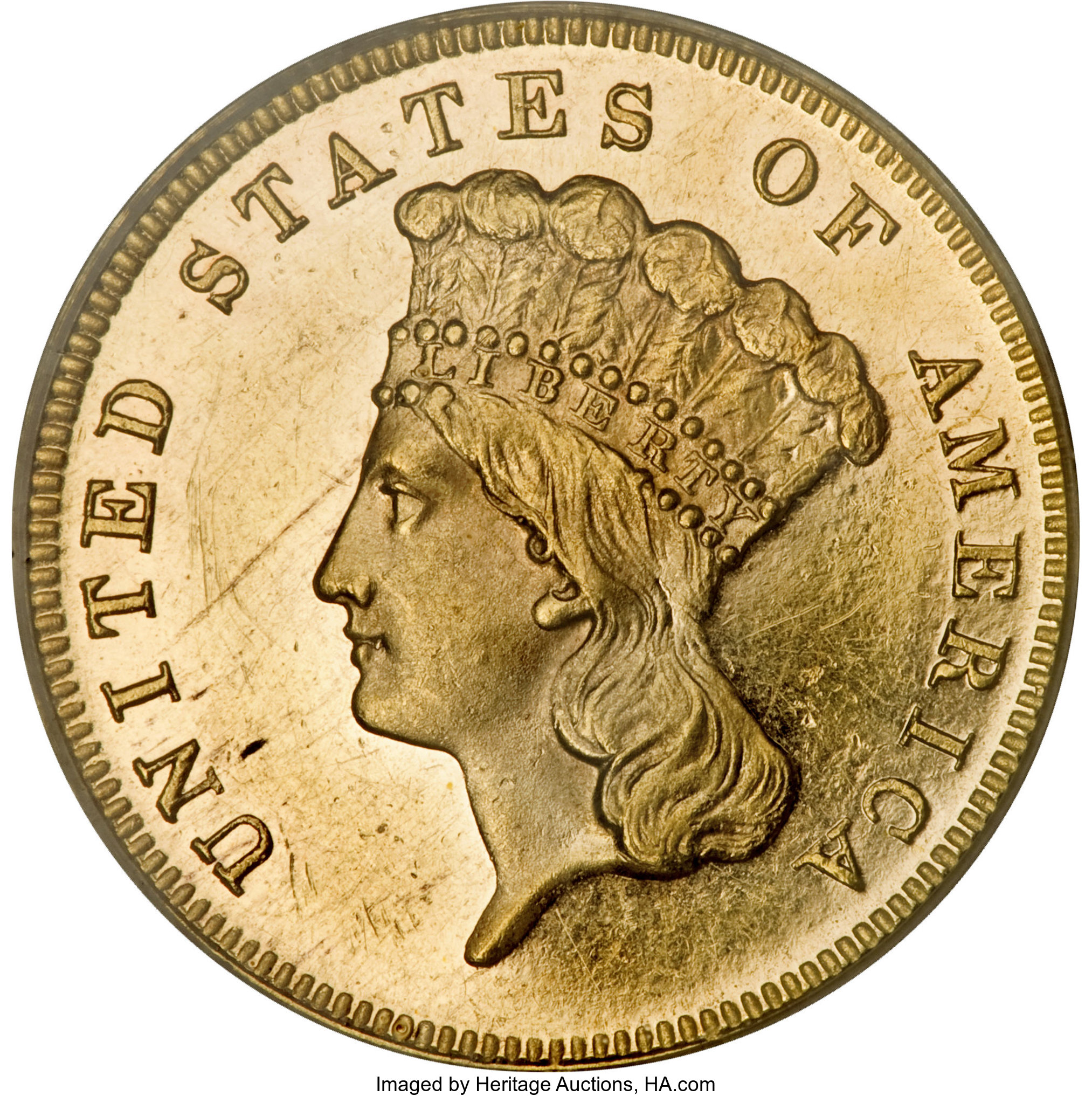 image for: 1883 $3 PR61 Cameo PCGS....
