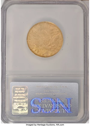 image for: 1824 $5 --Plugged, Damaged--NCS. Genuine....