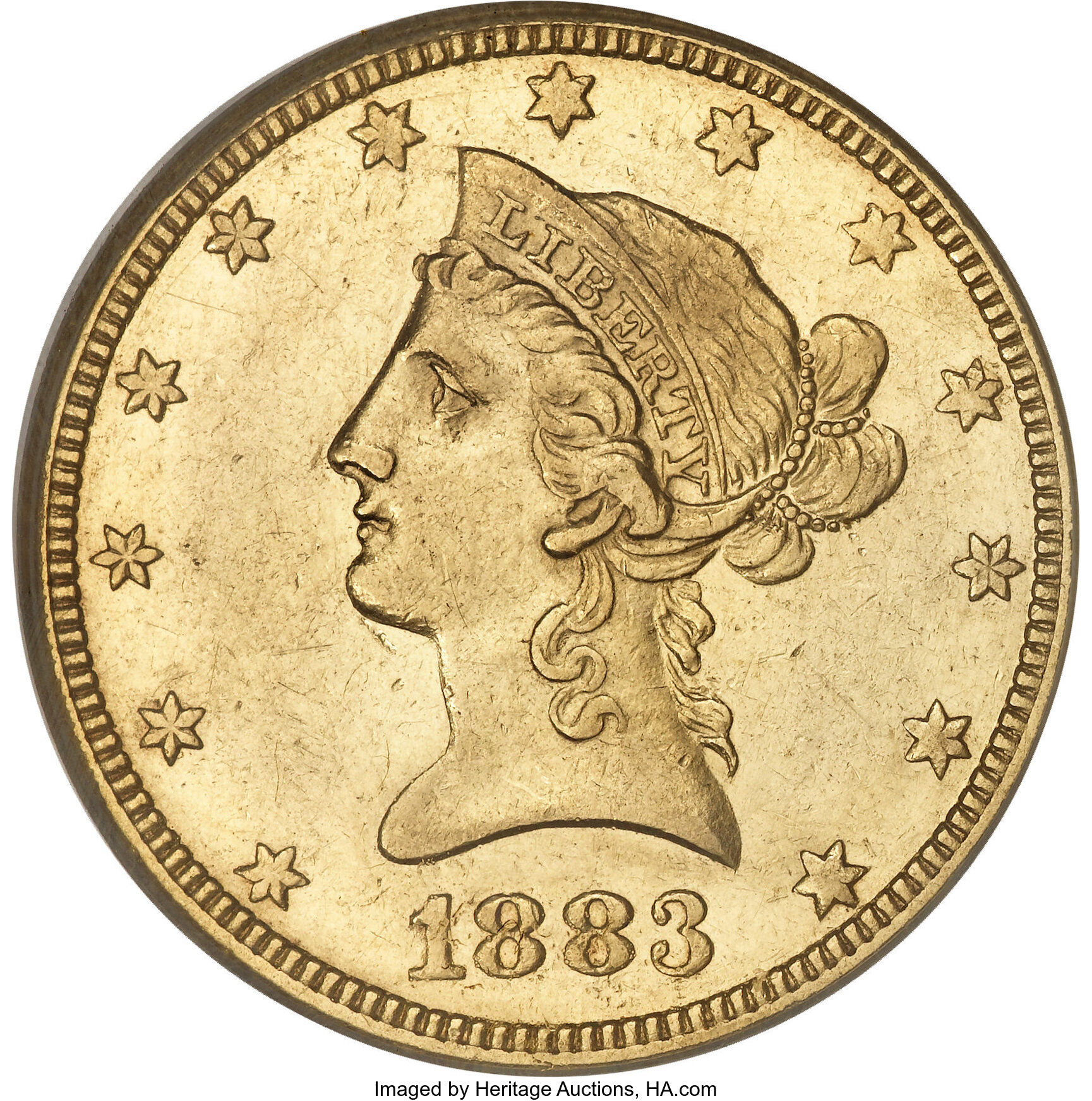 image for: 1883-O $10 XF45 PCGS....