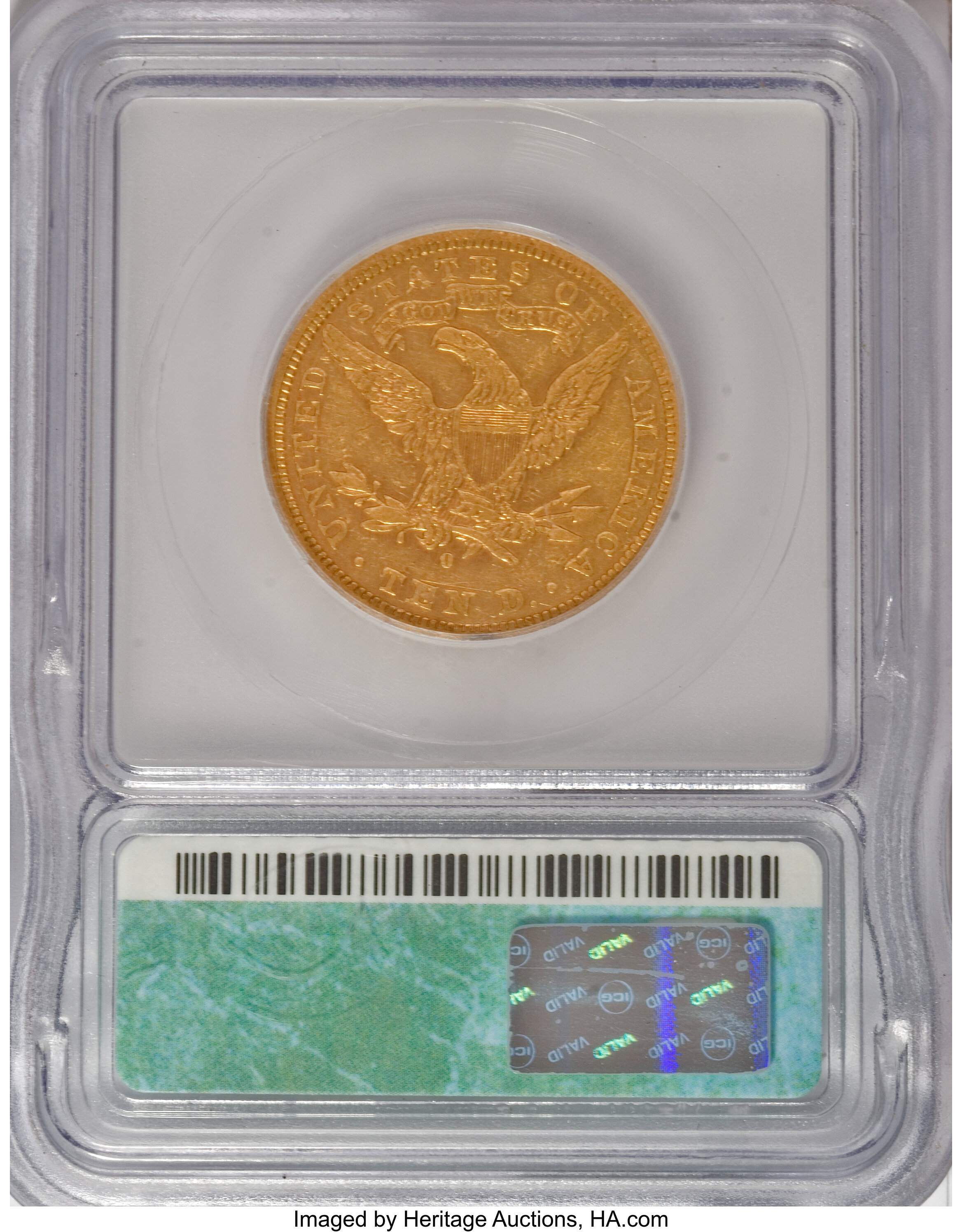 image for: 1883-O $10 XF45 ICG....