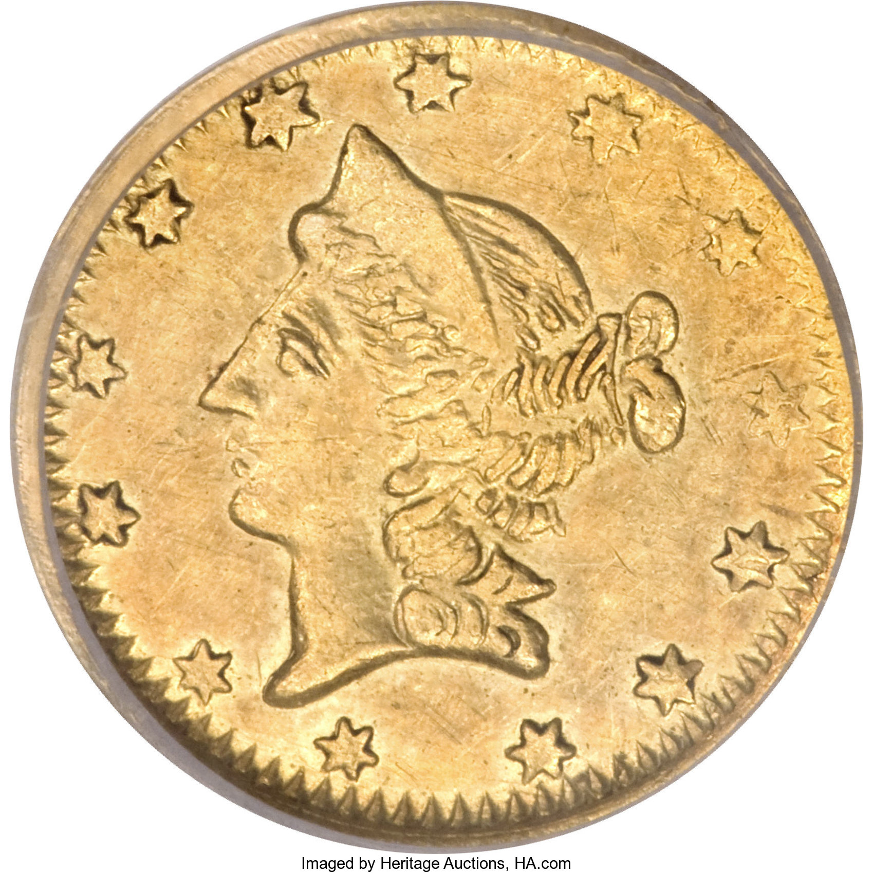 image for: 1864 50C Liberty Round 50 Cent, BG-1016A, R.8 AU58 PCGS....