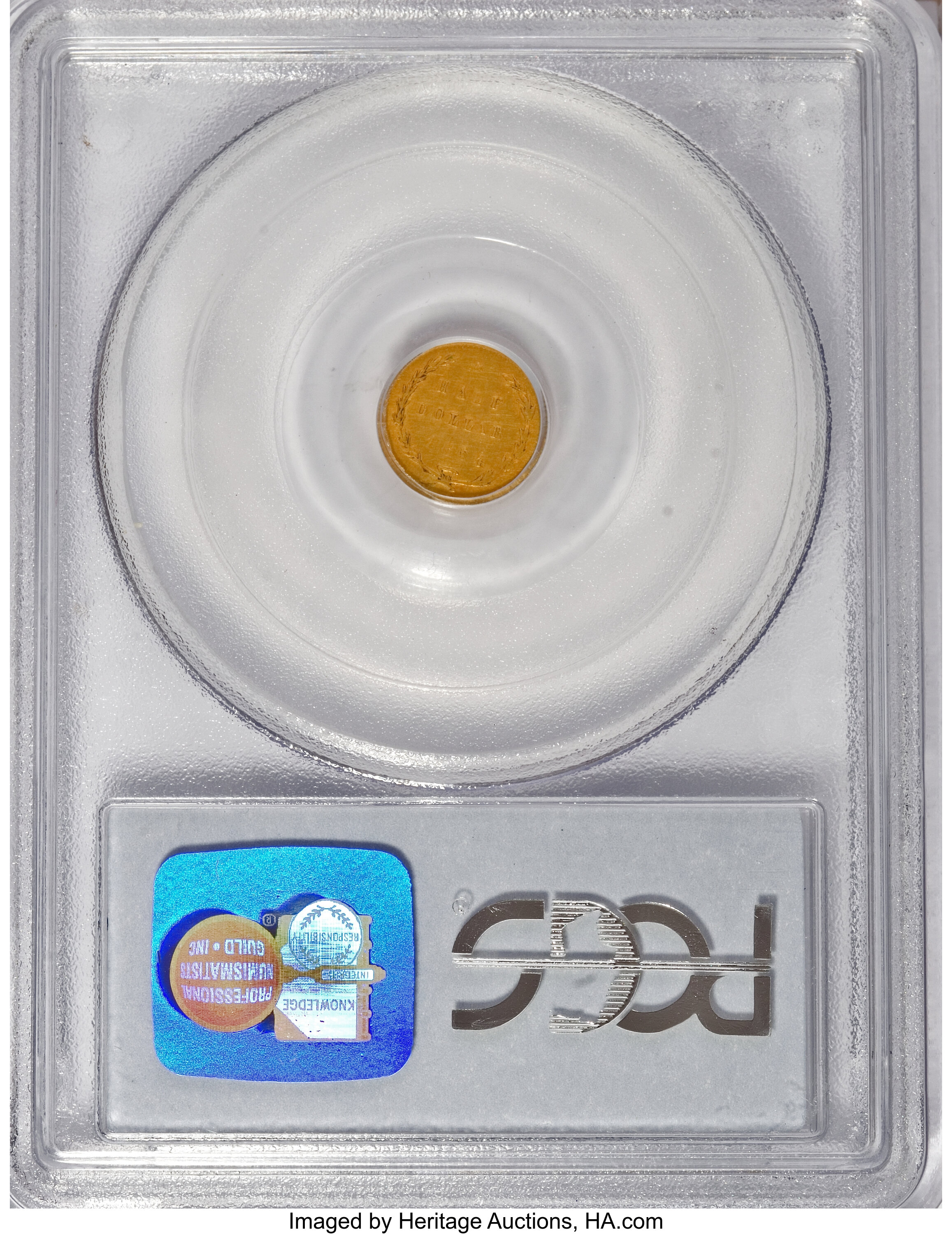 image for: 1864 50C Liberty Round 50 Cent, BG-1016A, R.8 AU58 PCGS....