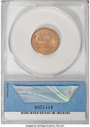 image for: 1909-S 1C S Over Horizontal S MS67 Red ANACS....