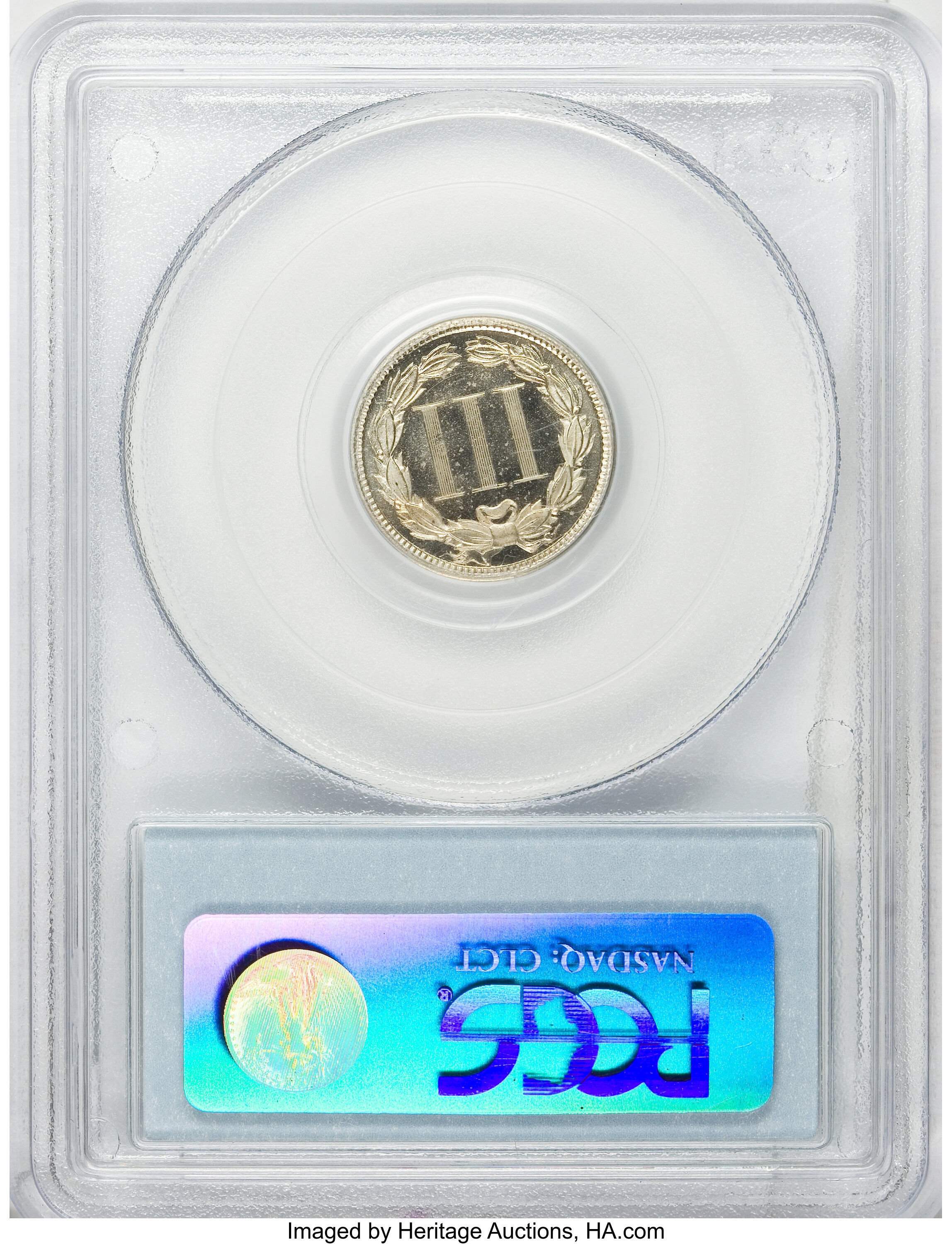 image for: 1874 3CN PR64 Deep Cameo PCGS....