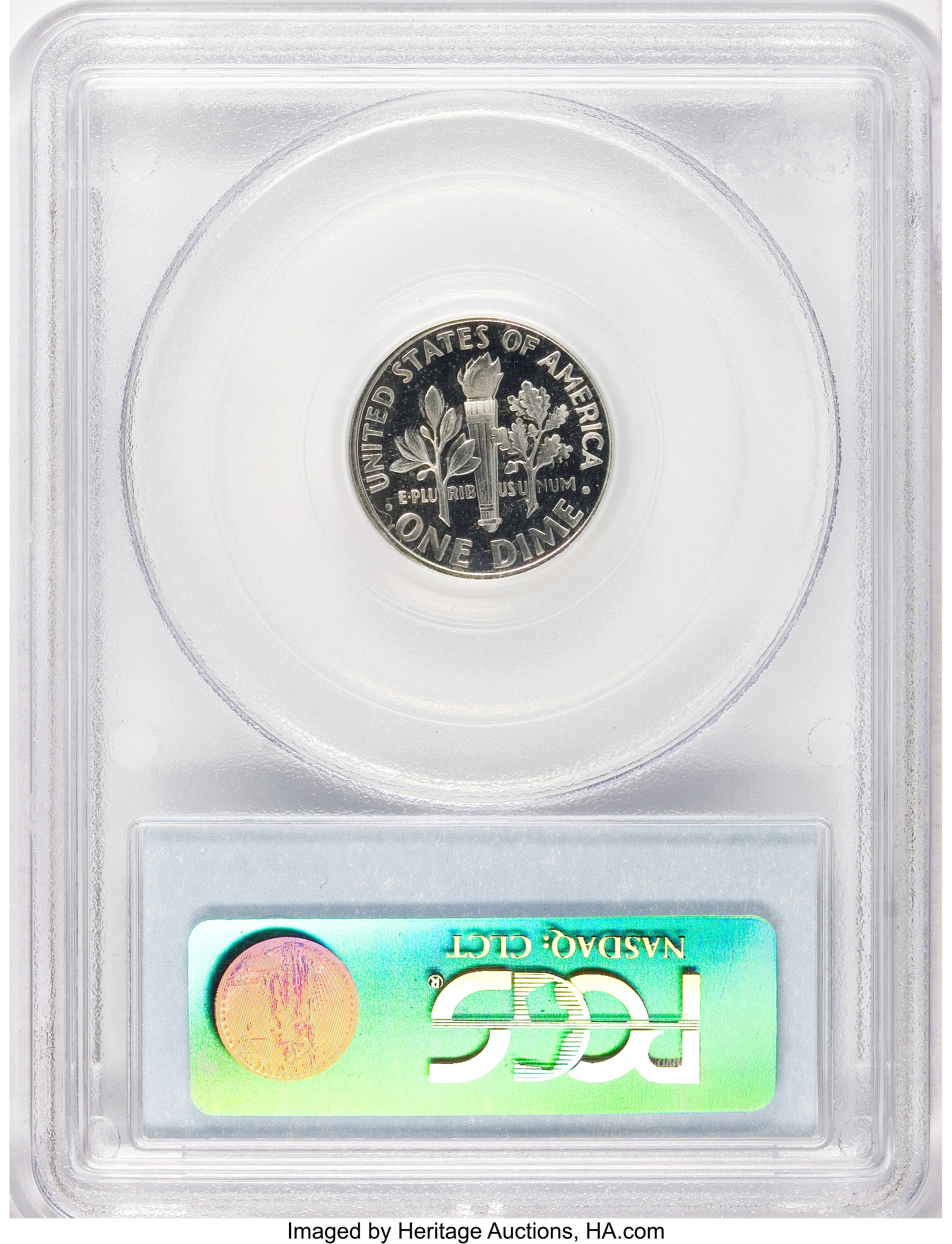image for: 1958 10C PR66 Deep Cameo PCGS. PCGS Population (1/36). NGC Census: (4/28).  Numismedia Wsl. Price for NGC/PCGS coin in PR66...