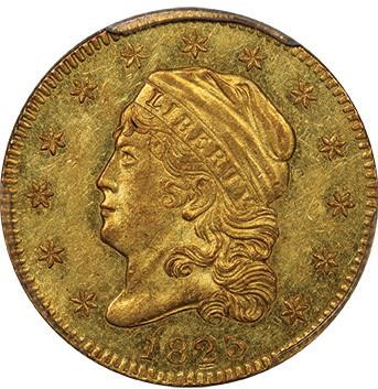 image for: $2.50 1825 PCGS AU58+ CAC