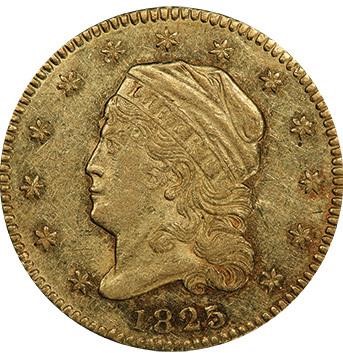 image for: $2.50 1825 PCGS AU58 CAC