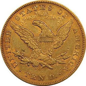 image for: $10 1872-CC PCCGS XF45 CAC