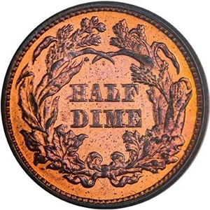 image for: H10C 1870 J-818. PCGS PR64 RD