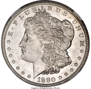 image for: 1880-S $1 MS69 NGC....