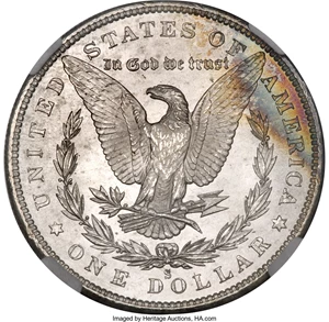 image for: 1880-S $1 MS69 NGC....