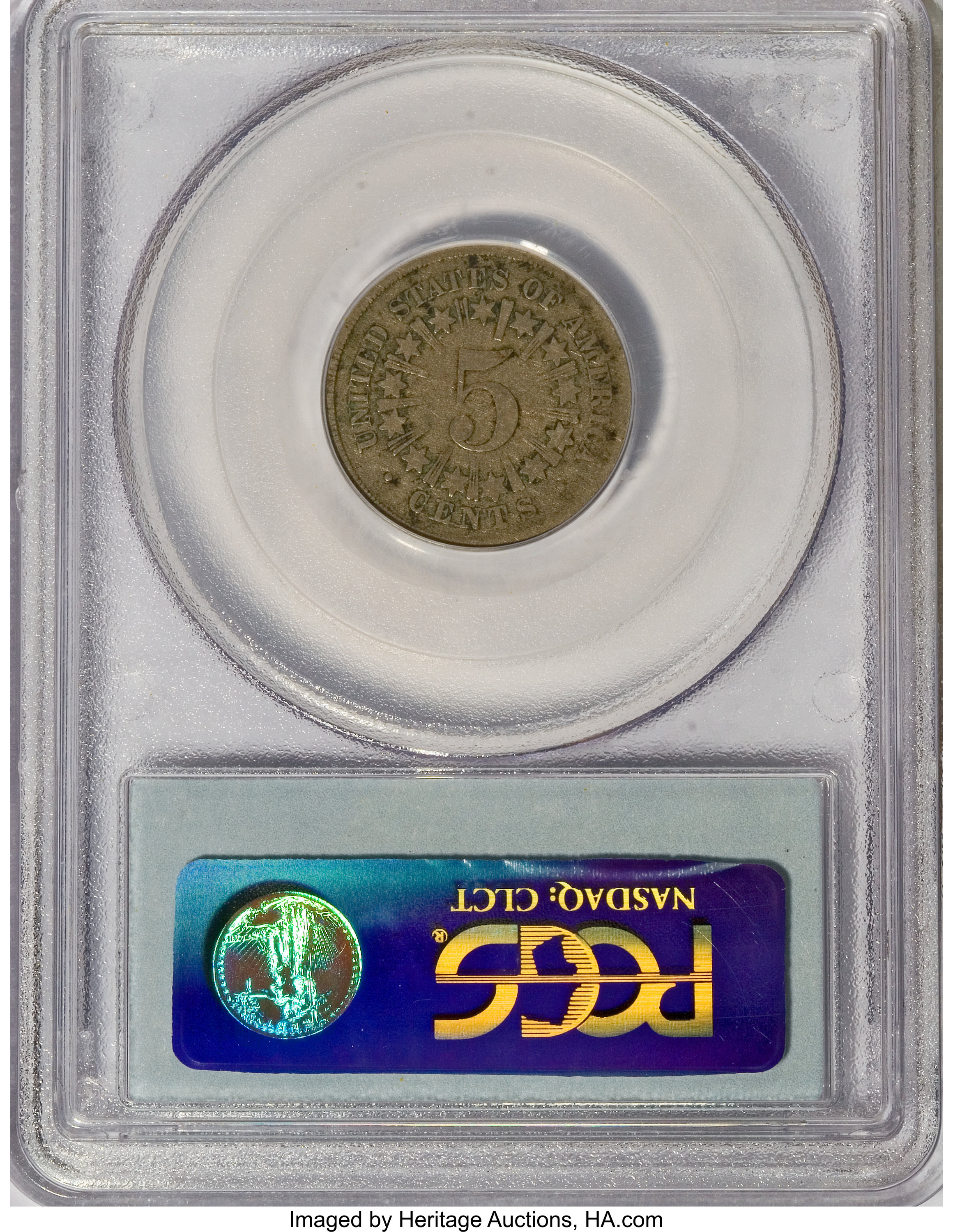 1866 5c Rays G4 thumbnail 8