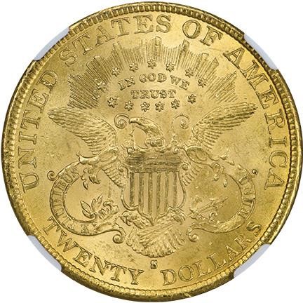image for: $20 1891-S NGC MS63