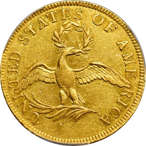 image for: 1795 Capped Bust Right Eagle. BD-3, Taraszka-3. Rarity-6. 9 Leaves. AU Details--Altered Surfaces (PCGS).