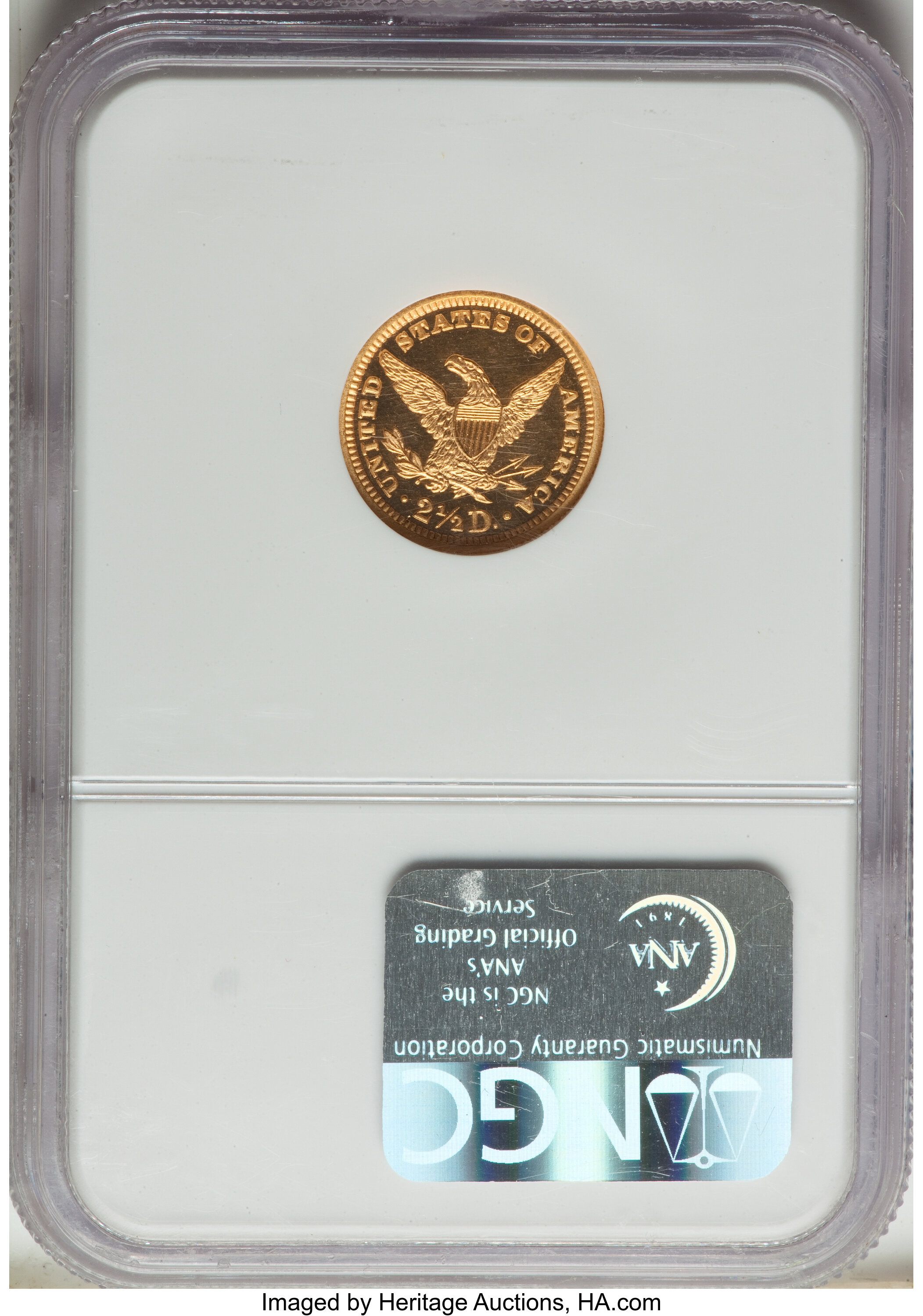 image for: 1882 $2 1/2 PR64 Ultra Cameo NGC. JD-1, R.6....