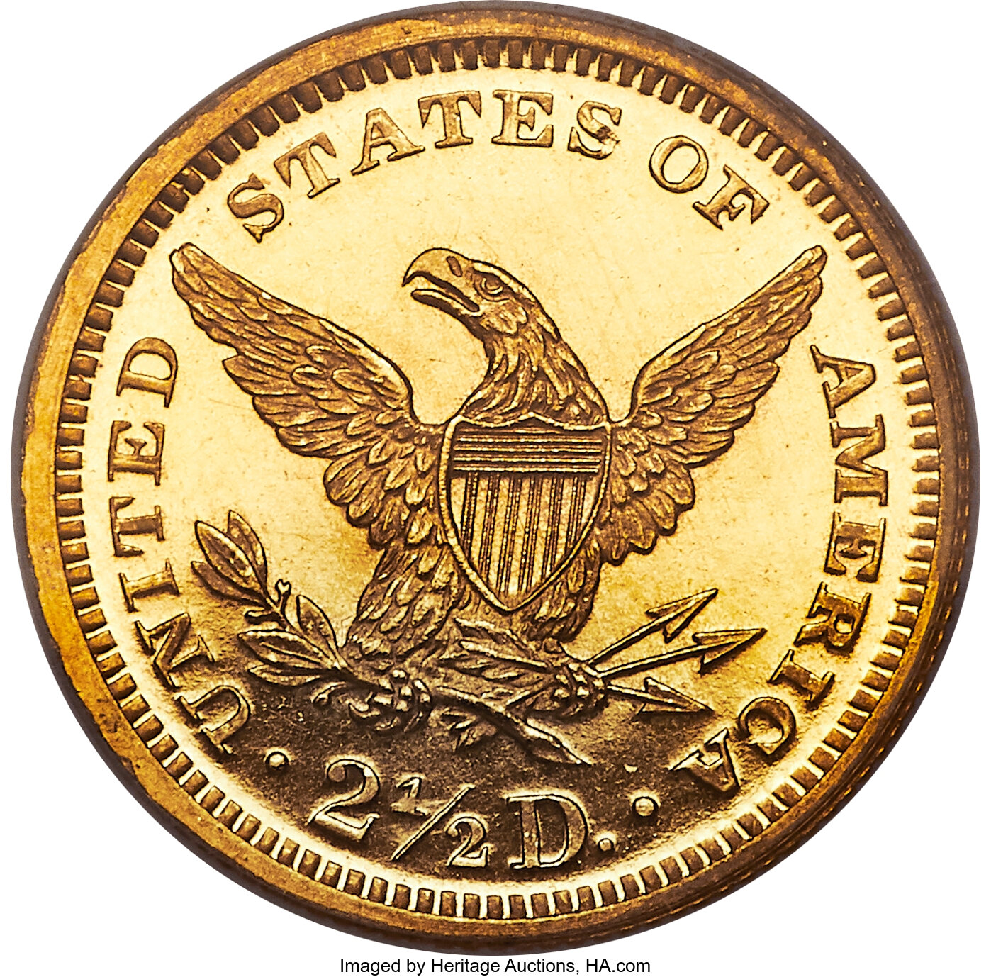 image for: 1870 $2 1/2 PR65 Deep Cameo PCGS. CAC. JD-1, Low R.7....