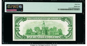 image for: Fr. 2154-I* $100 1934B Federal Reserve Star Note. PMG Choice Uncirculated 64....