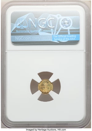 image for: 1872 25C Liberty Round 25 Cents, BG-816, R.6, MS67 NGC. BG-816 is a rare Period Two round quarter dollar struck by Frontier...
