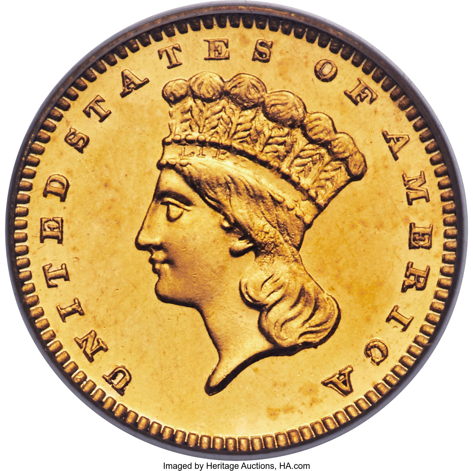 image for: 1888 G$1 PR63 PCGS. PCGS Population: (17/62). NGC Census: (4/9). CDN: $3,300 Whsle. Bid for NGC/PCGS PR63. Mintage 1,079. ...