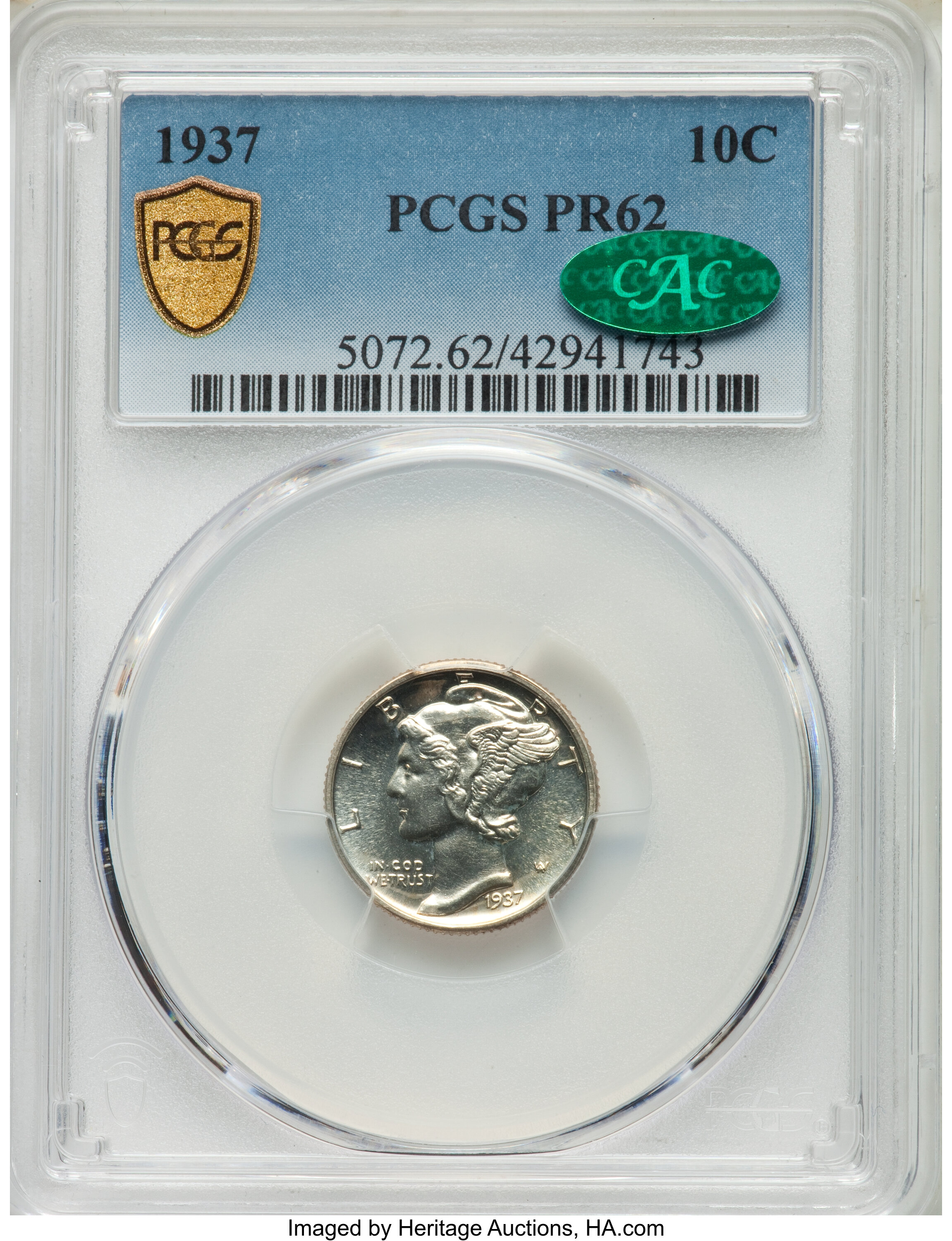1937 10c PR62 thumbnail 6