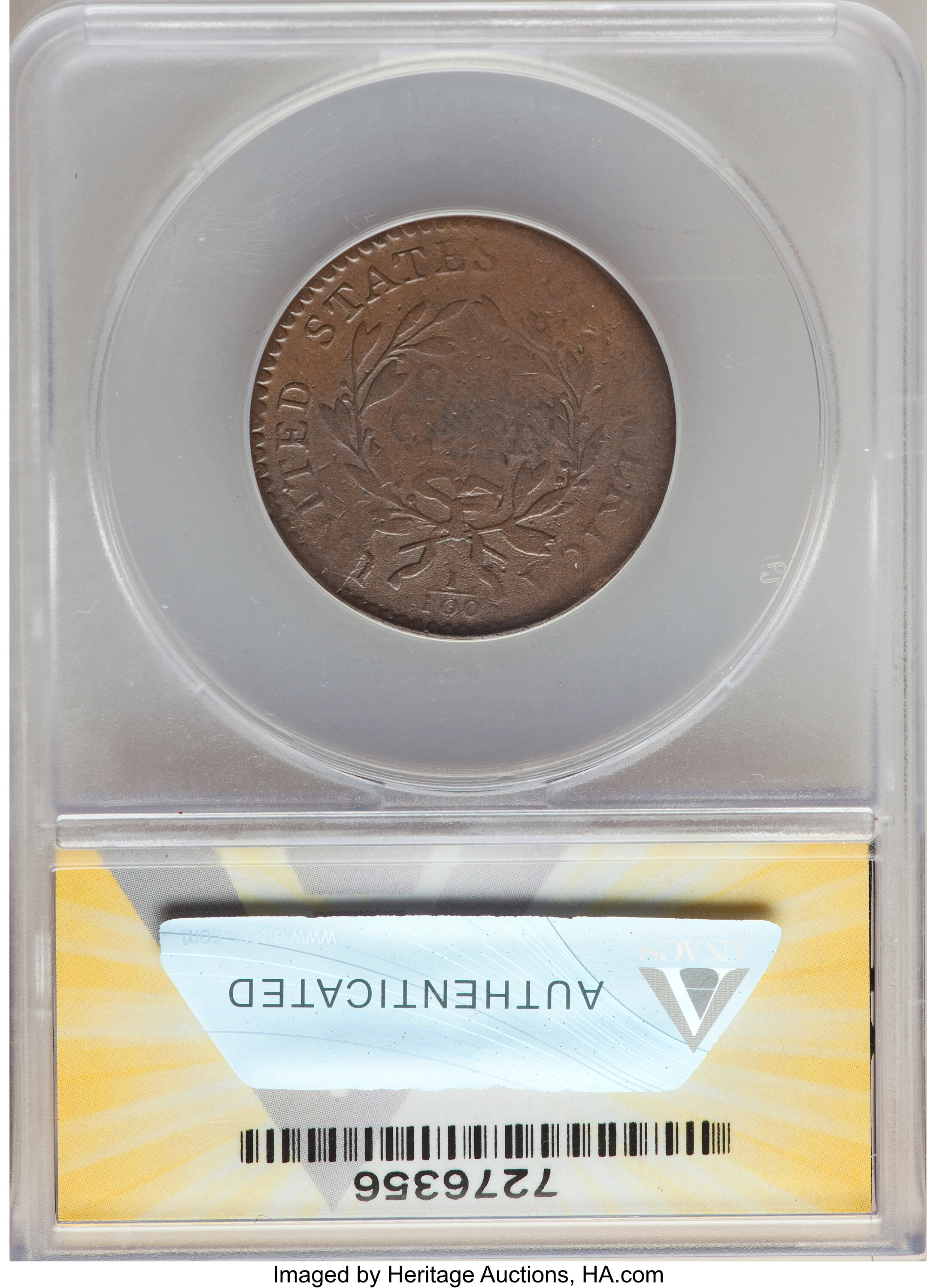 image for: 1794 1C Head of 1794, S-50, S-43, R.5, -- Corroded, Whizzed -- ANACS. Fine 12 Details....