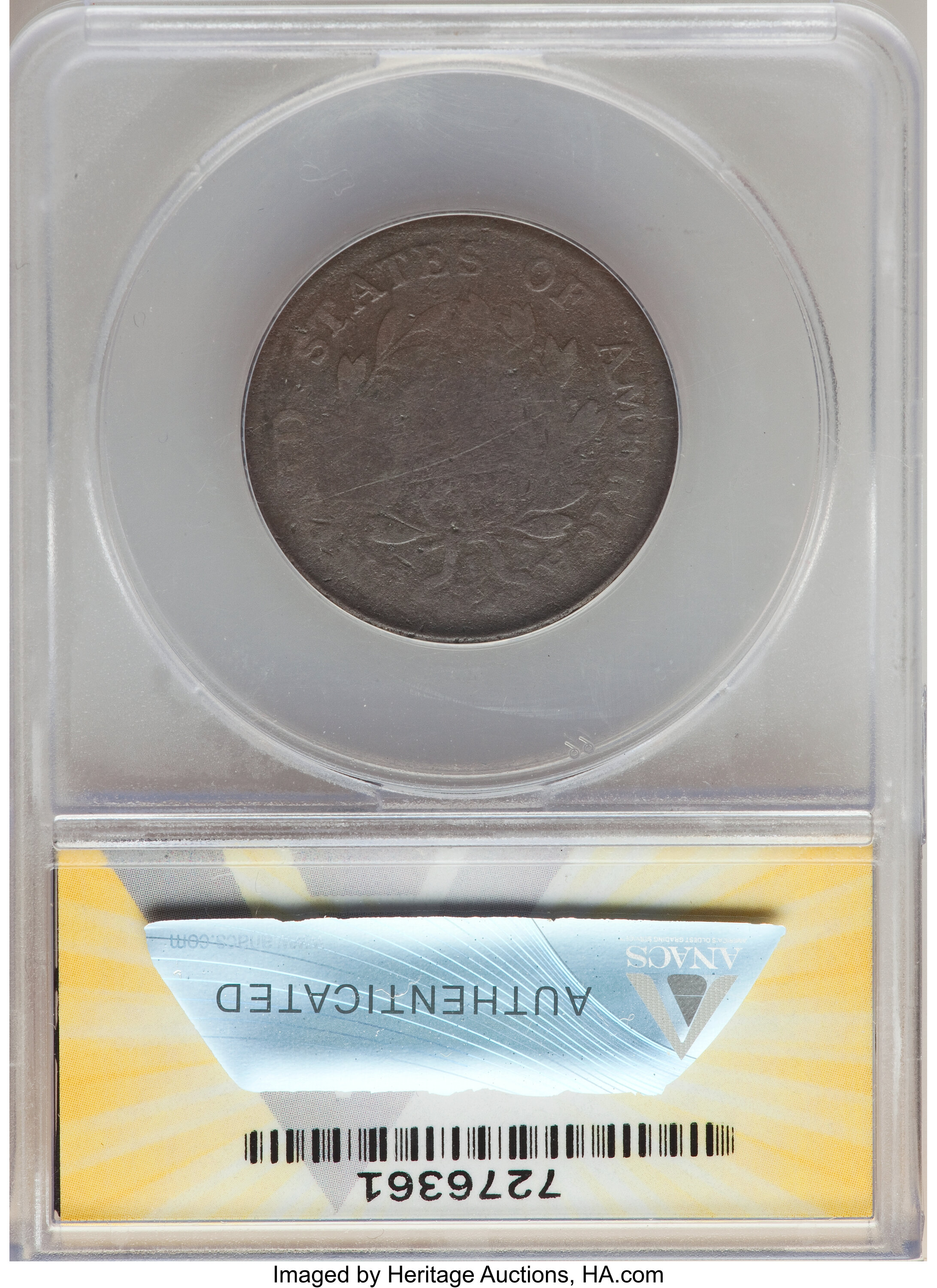 image for: 1798 1C First Hair Style, S-153, B-12, R.3, -- Damaged -- Good 4 ANACS. Good 4 Details.  Die State C....