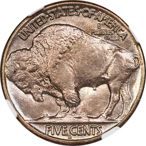 image for: 1915-D 5C MS67 NGC....