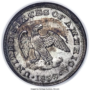 image for: 1836 P2C Two Cents, Judd-52, Pollock-55, Low R.6, PR63 PCGS....