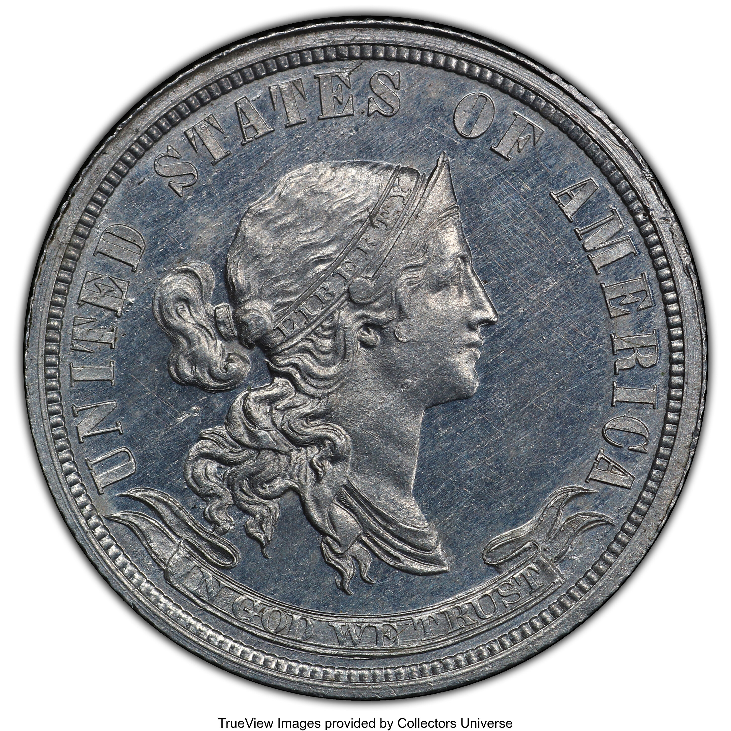 image for: 1869 25C Standard Silver Quarter, Judd-731, Pollock-812, High R.7, PR62 PCGS. PCGS Population: (1/2 and 0/0+). NGC Census: ...