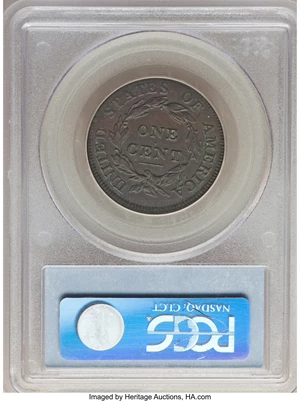 image for: 1810 1C S-285, B-2, R.2, AU53 PCGS....
