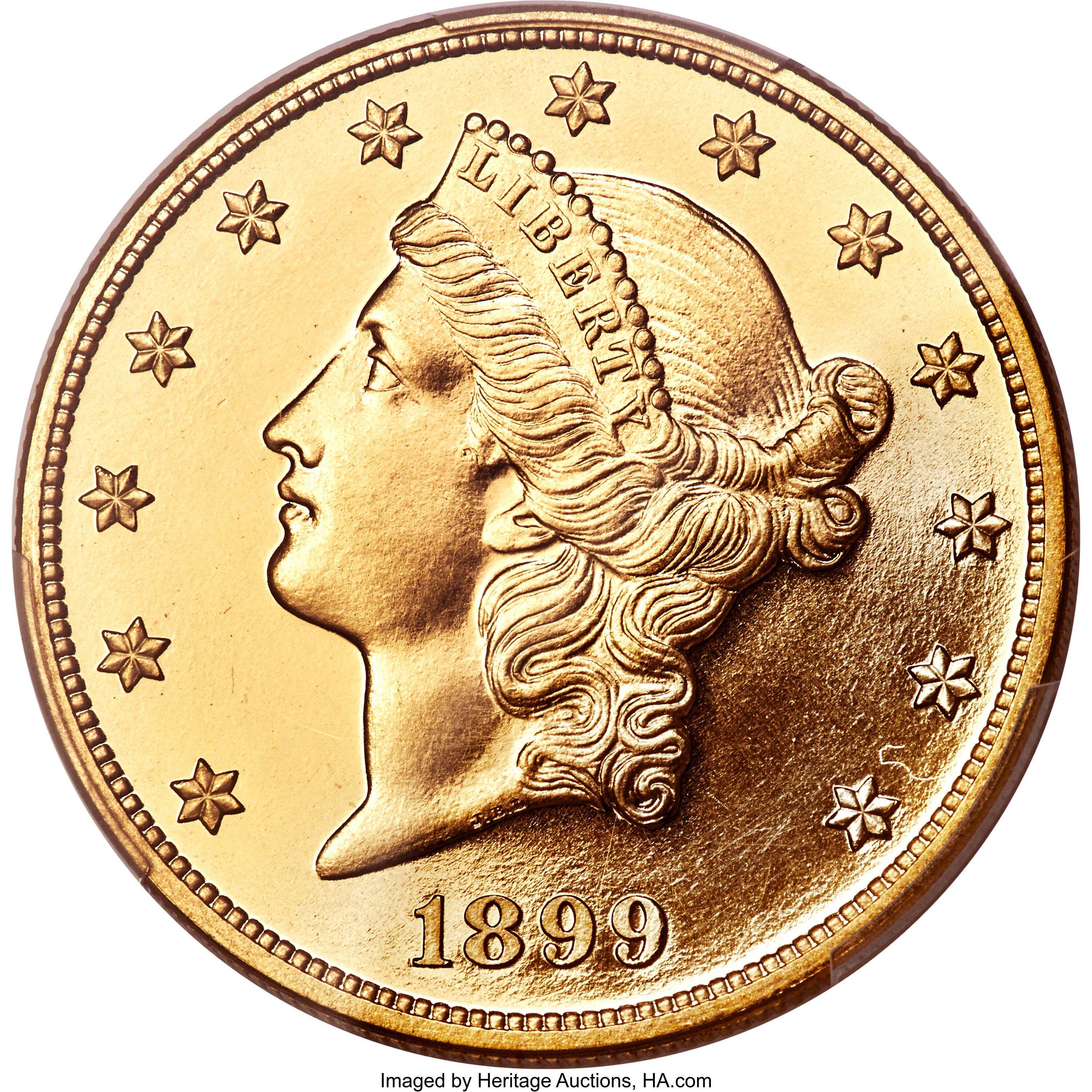 image for: 1899 $20 PR65+ Cameo PCGS. JD-1, R.5....