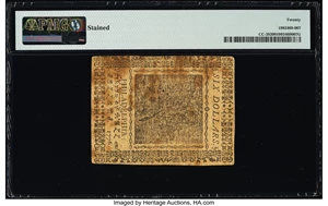 image for: Continental Currency February 17, 1776 $6 PMG Very Fine 20....