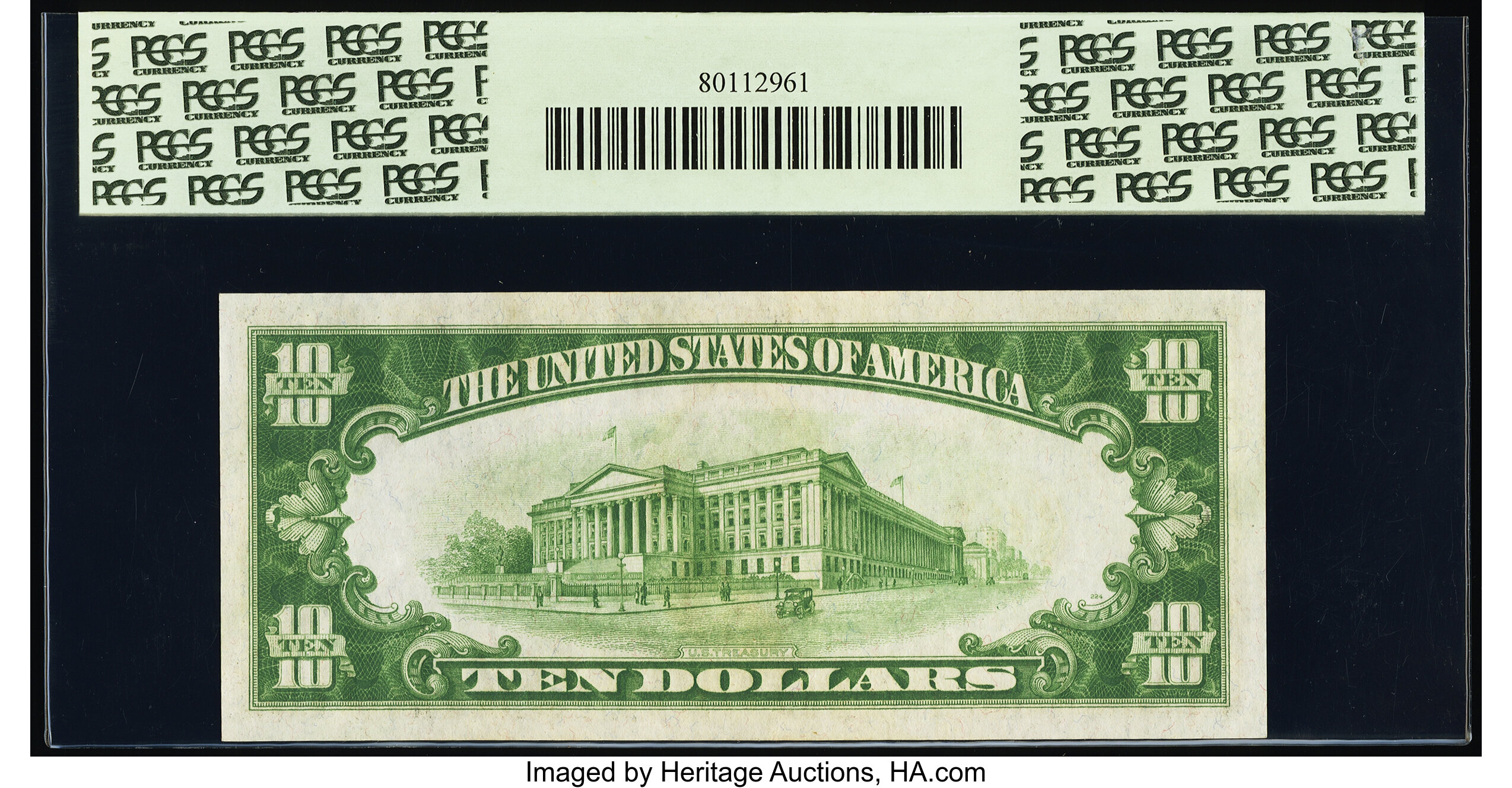 image for: Fr. 2001-F $10 1928A Federal Reserve Note. PCGS Choice New 63PPQ....