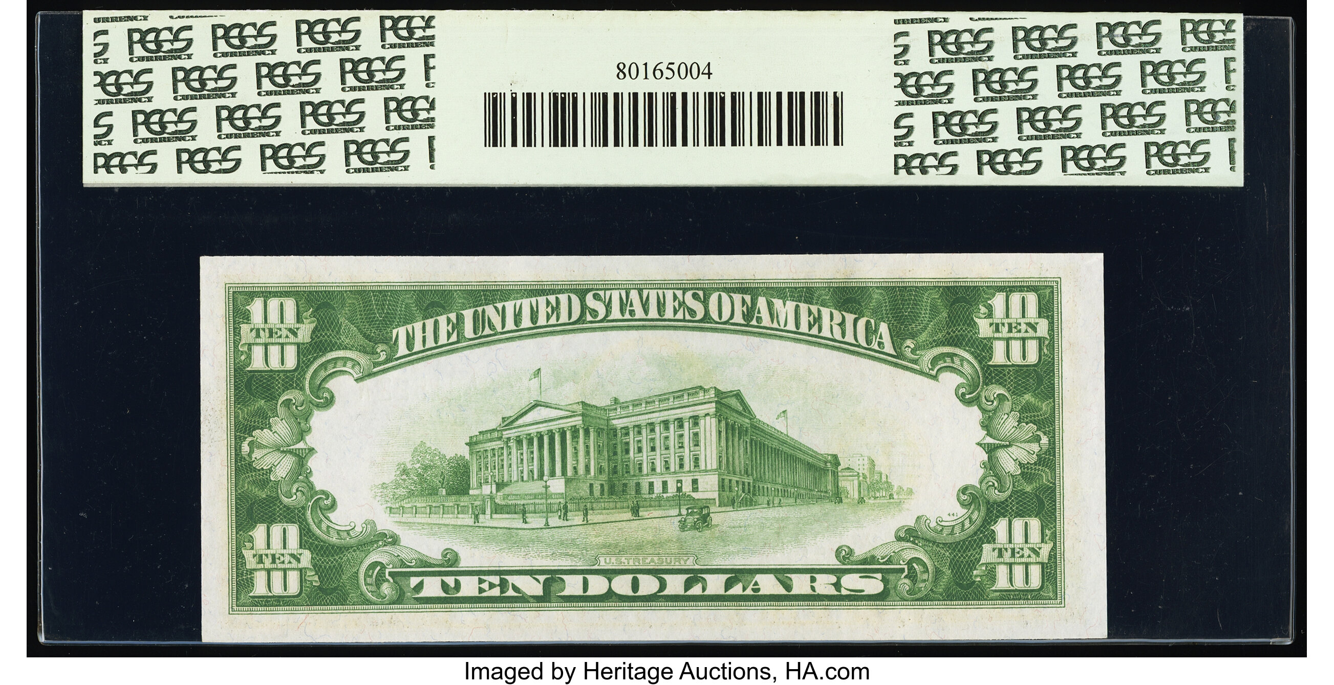 image for: Fr. 2004-K $10 1934 Federal Reserve Note. PCGS Gem New 65PPQ....