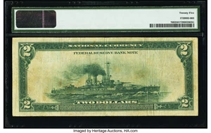 image for: Fr. 769 $2 1918 Federal Reserve Bank Note PMG Very Fine 25....